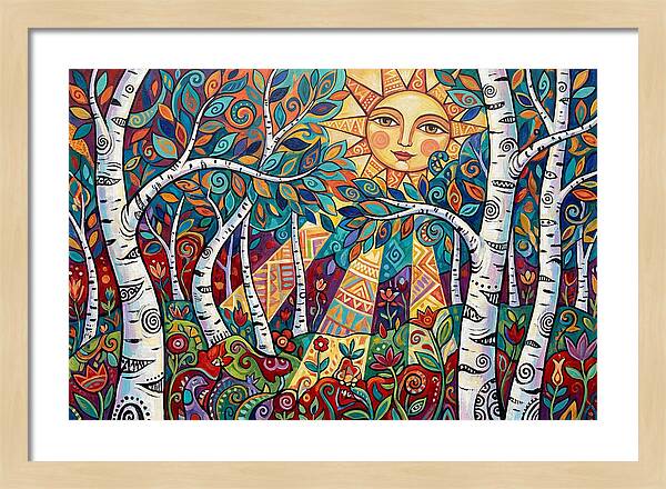 Echoes In The Birch Forest
