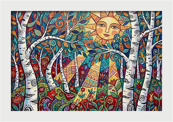 Echoes In The Birch Forest