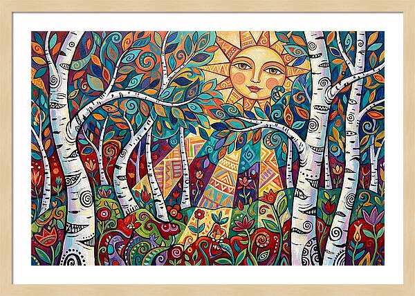 Echoes In The Birch Forest
