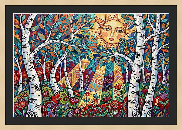 Echoes In The Birch Forest