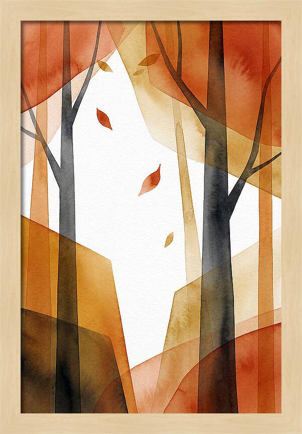 Echoes Of Autumn Forest