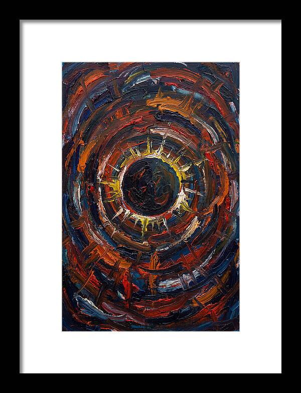 Eclipse In Vibrant Swirls