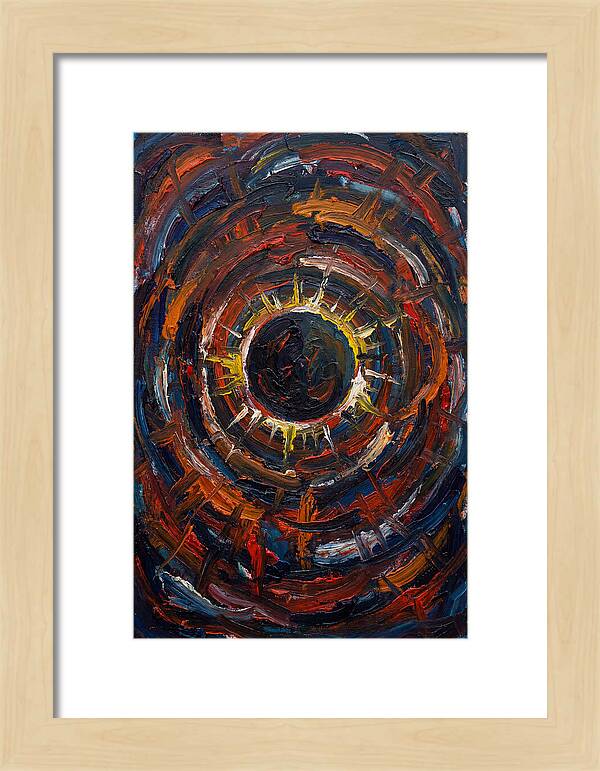 Eclipse In Vibrant Swirls