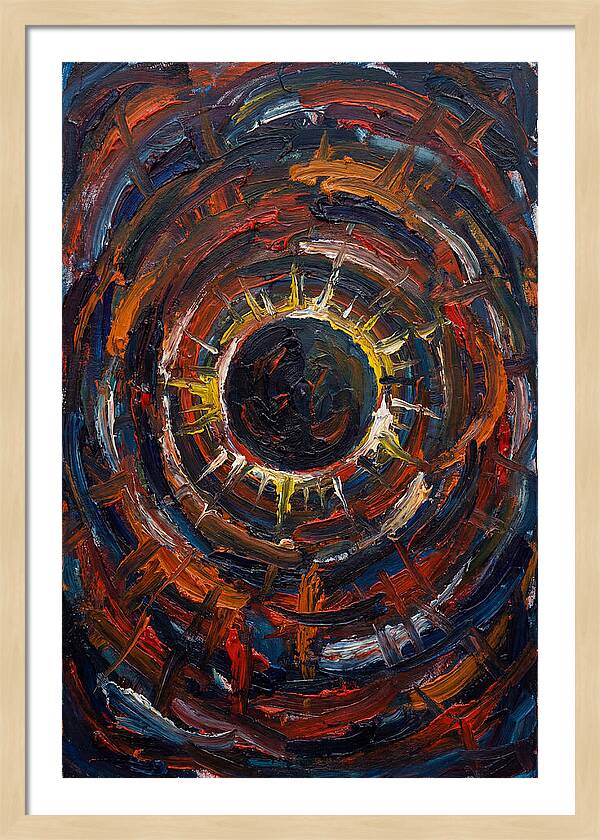 Eclipse In Vibrant Swirls