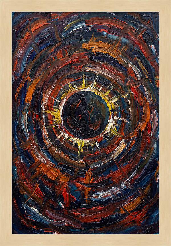 Eclipse In Vibrant Swirls