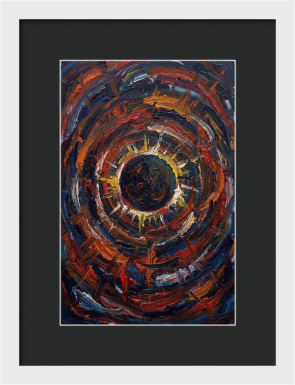 Eclipse In Vibrant Swirls