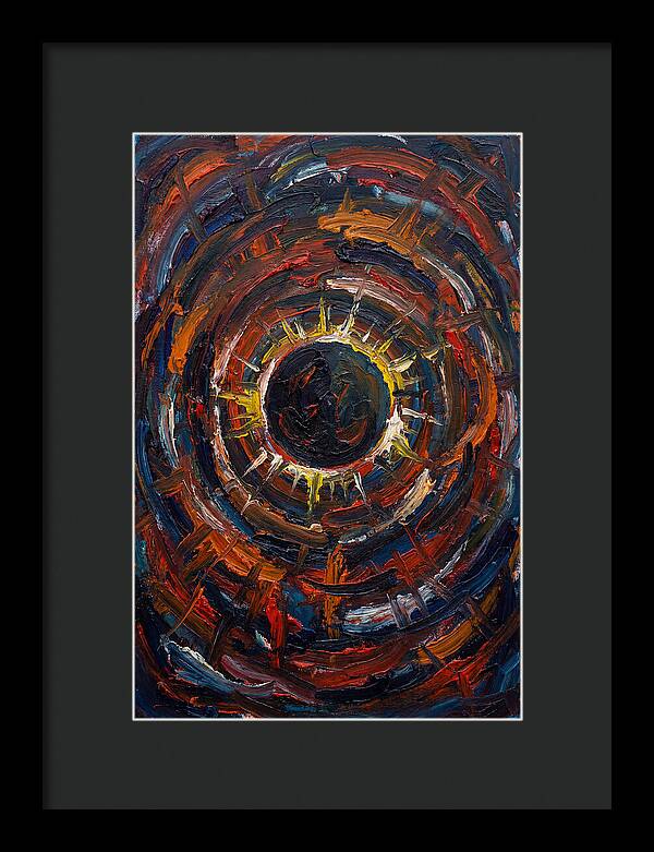 Eclipse In Vibrant Swirls