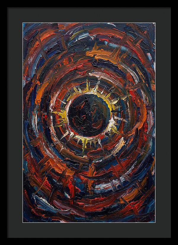 Eclipse In Vibrant Swirls