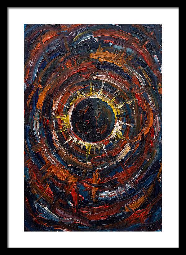 Eclipse In Vibrant Swirls