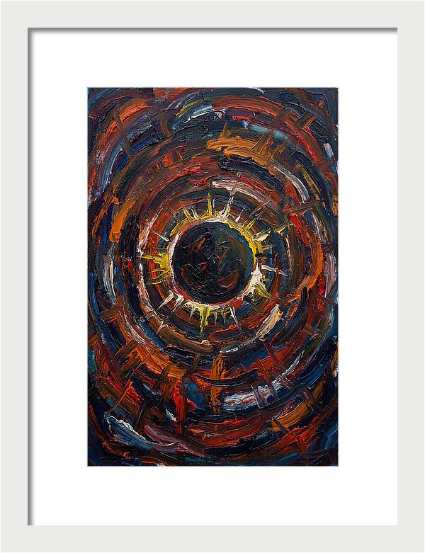 Eclipse In Vibrant Swirls