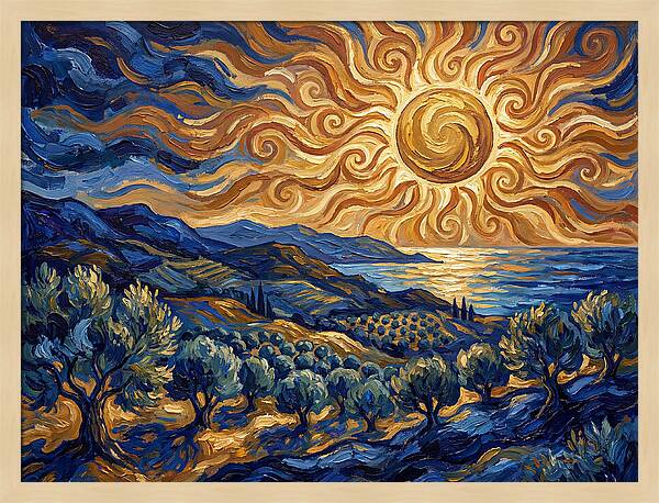 Eclipse Over The Mediterranean