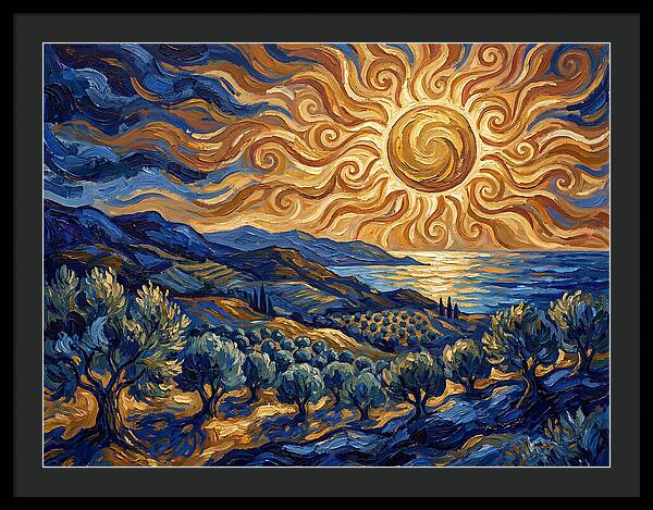 Eclipse Over The Mediterranean