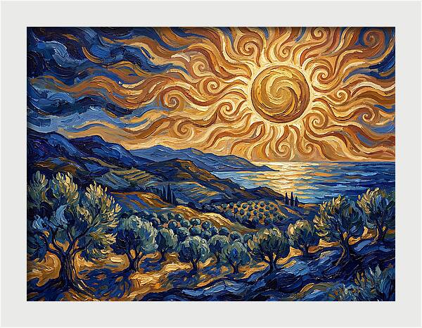 Eclipse Over The Mediterranean