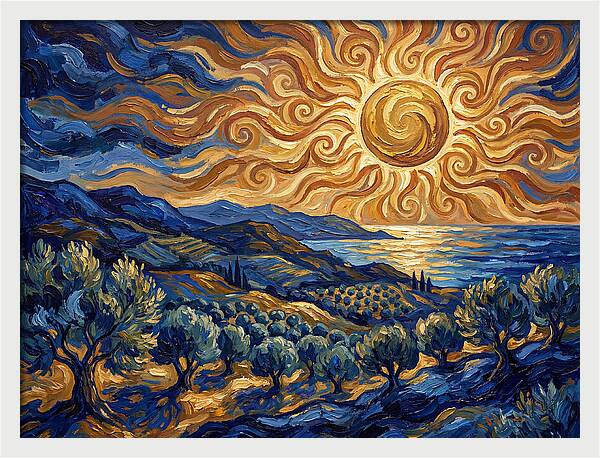 Eclipse Over The Mediterranean
