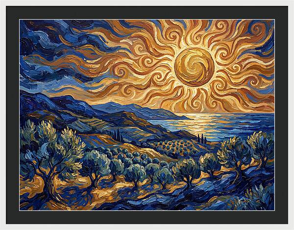 Eclipse Over The Mediterranean