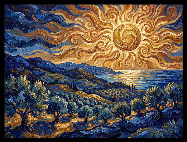 Eclipse Over The Mediterranean