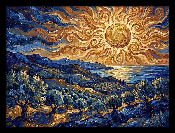 Eclipse Over The Mediterranean