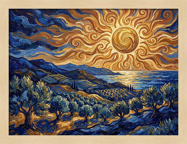 Eclipse Over The Mediterranean