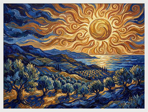 Eclipse Over The Mediterranean