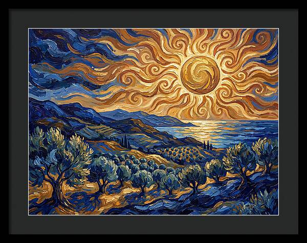 Eclipse Over The Mediterranean