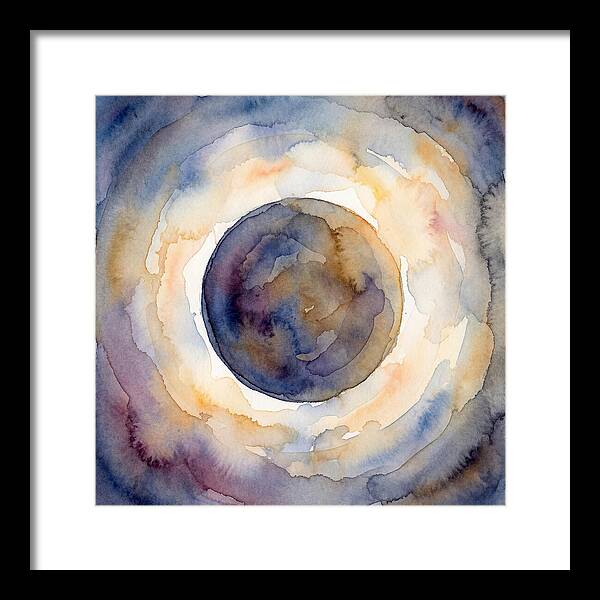 Eclipse Watercolor Dream