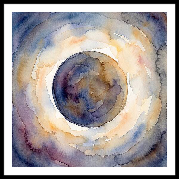 Eclipse Watercolor Dream