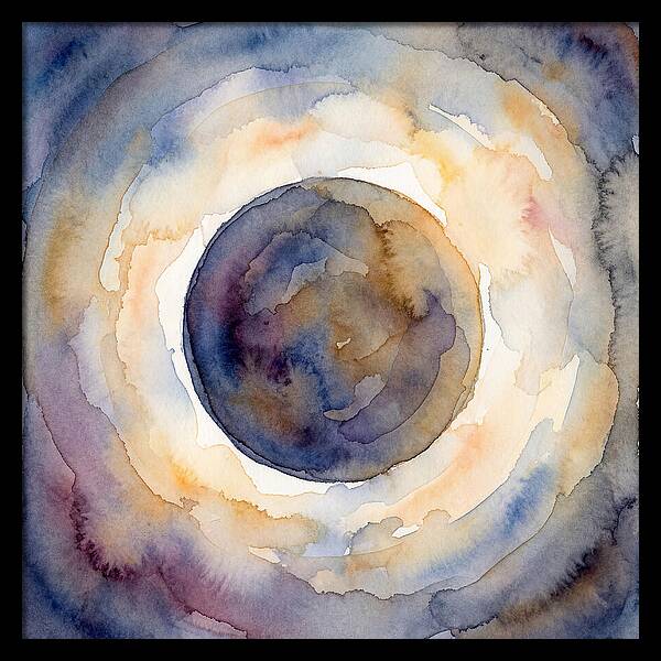 Eclipse Watercolor Dream