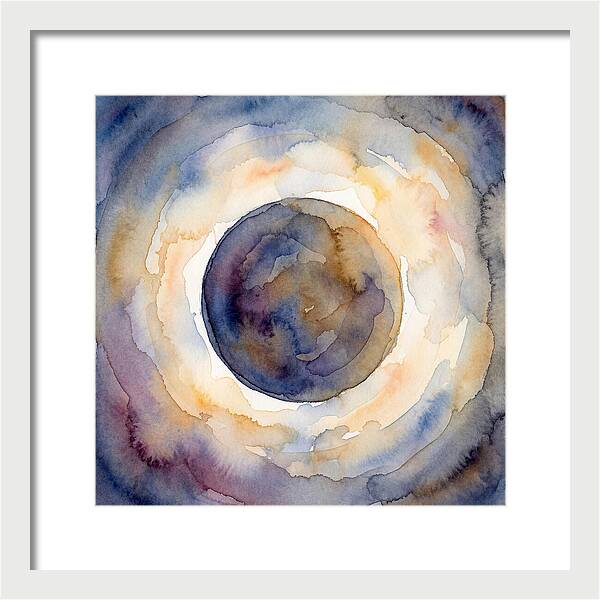 Eclipse Watercolor Dream