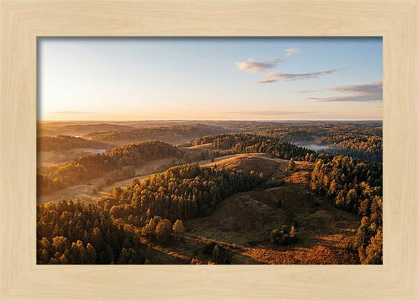 Effigy Mounds At Sunrise
