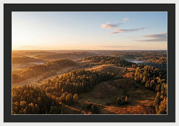 Effigy Mounds At Sunrise