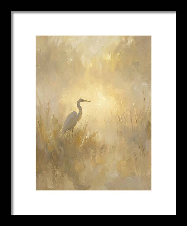 Egret Silhouette