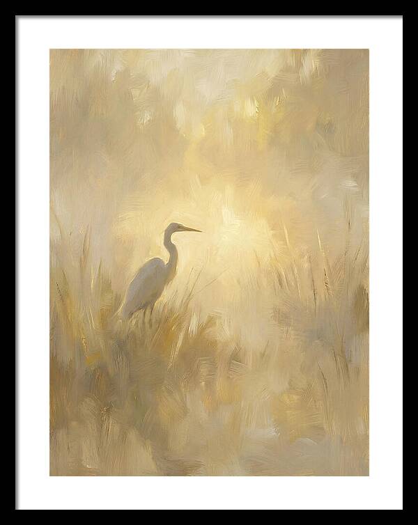 Egret Silhouette