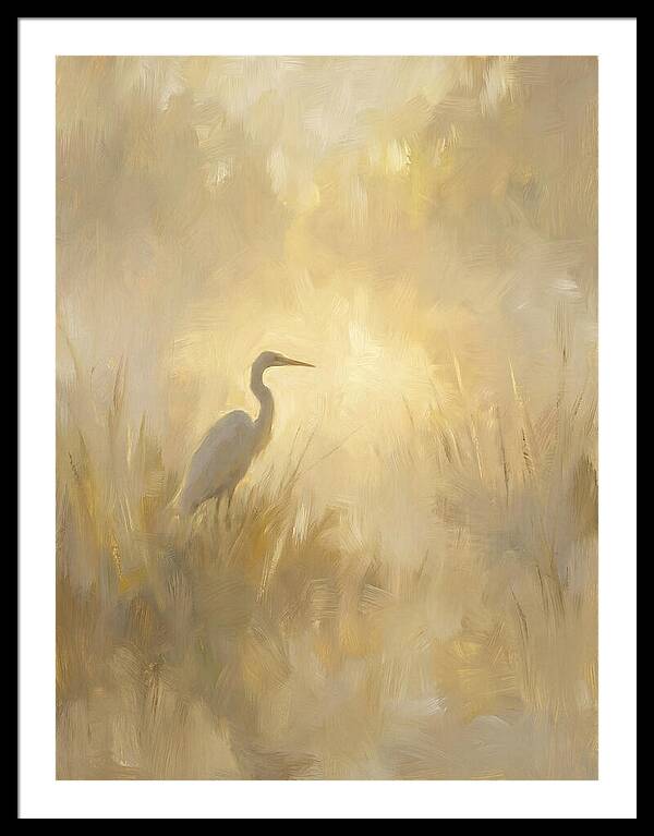 Egret Silhouette