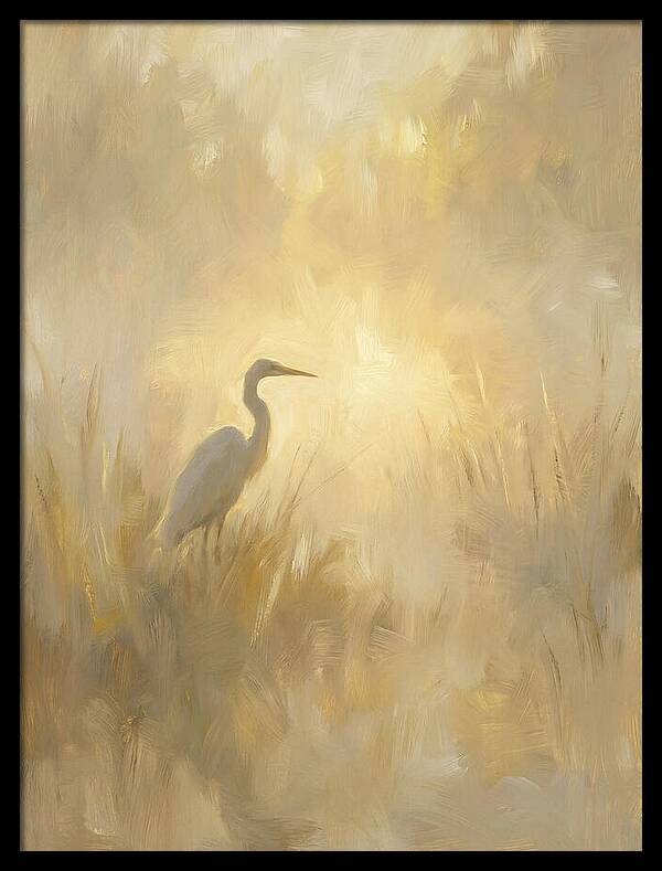 Egret Silhouette