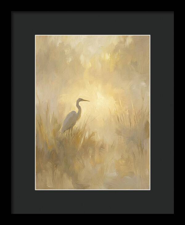 Egret Silhouette