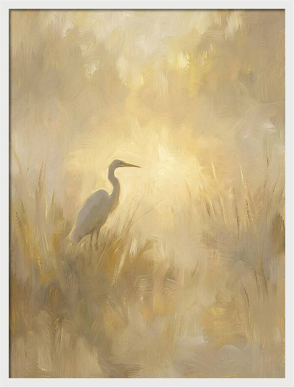 Egret Silhouette