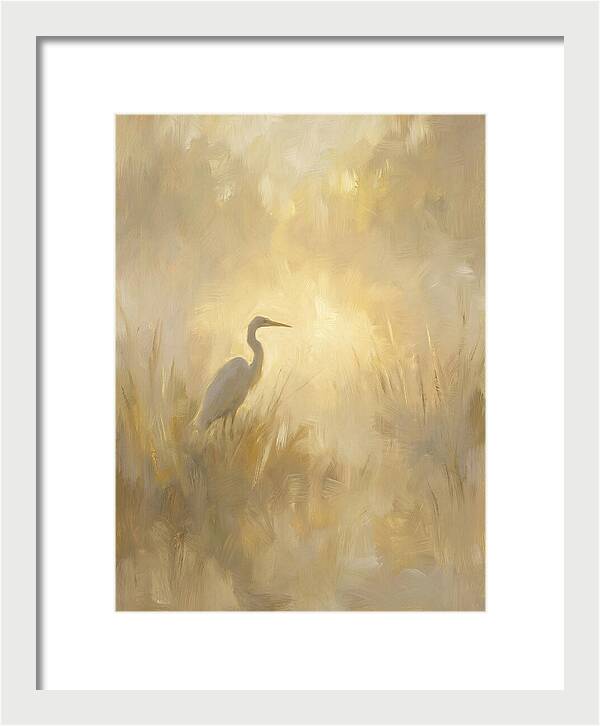 Egret Silhouette