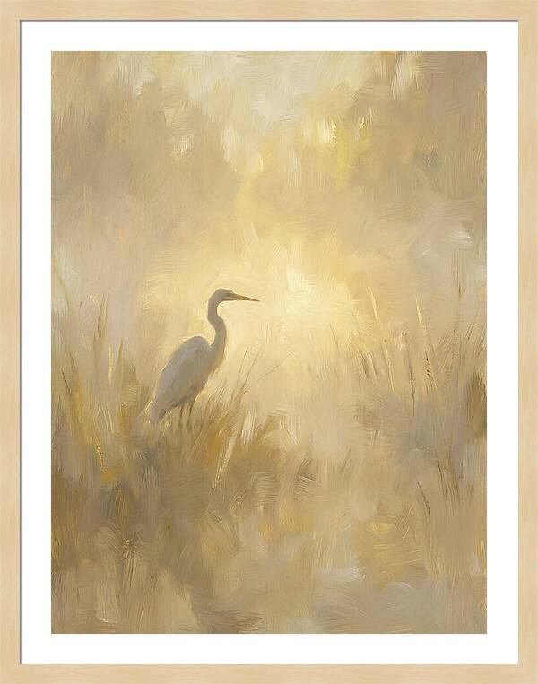 Egret Silhouette