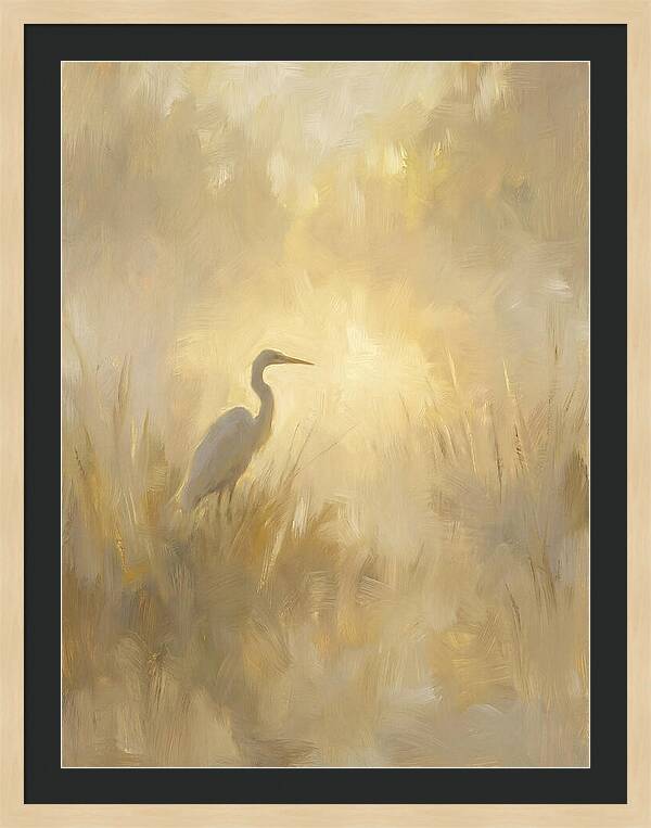 Egret Silhouette
