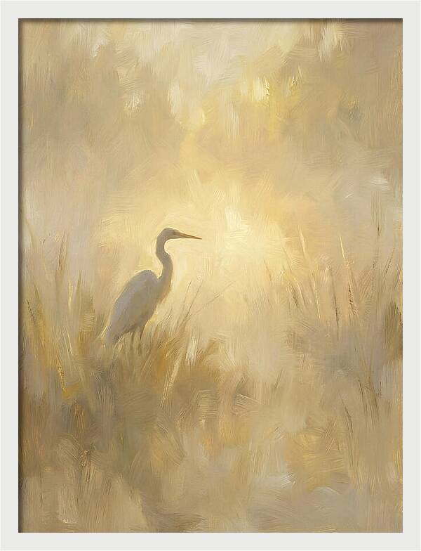 Egret Silhouette