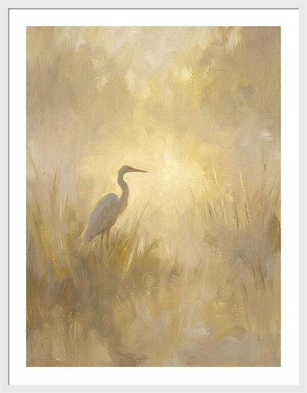 Egret Silhouette