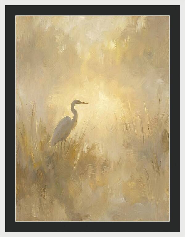 Egret Silhouette