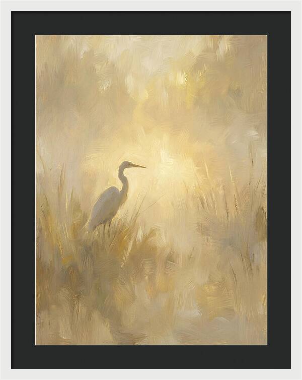 Egret Silhouette