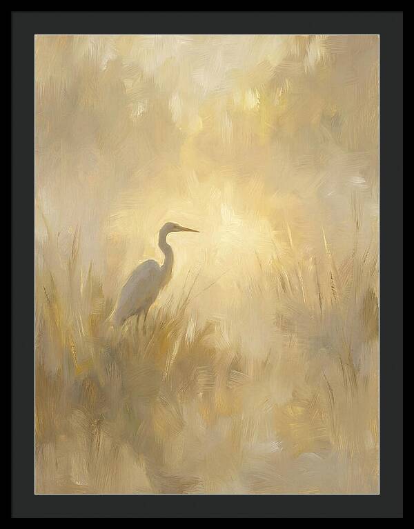 Egret Silhouette