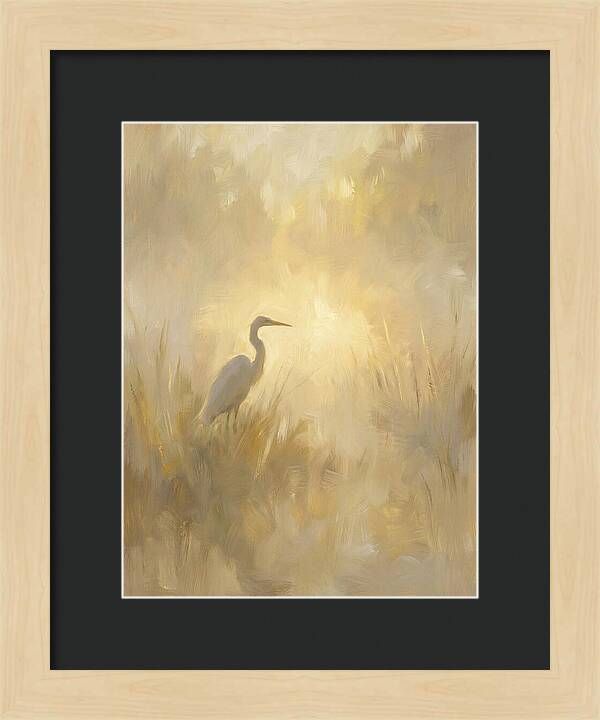 Egret Silhouette