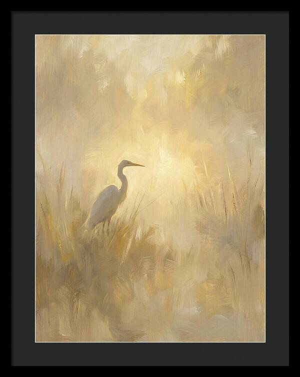 Egret Silhouette
