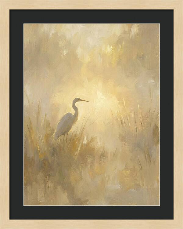 Egret Silhouette