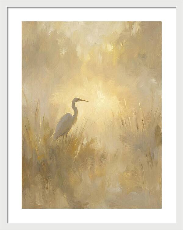 Egret Silhouette
