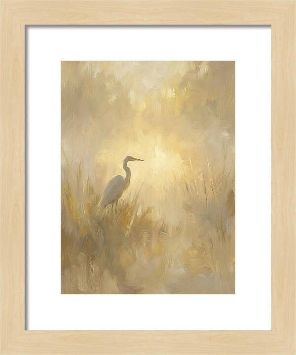 Egret Silhouette