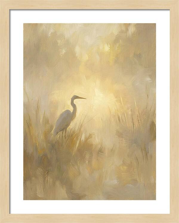 Egret Silhouette